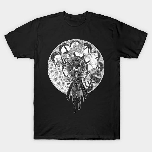 Lady Maria of the Astral Clocktower T-Shirt by andrerb